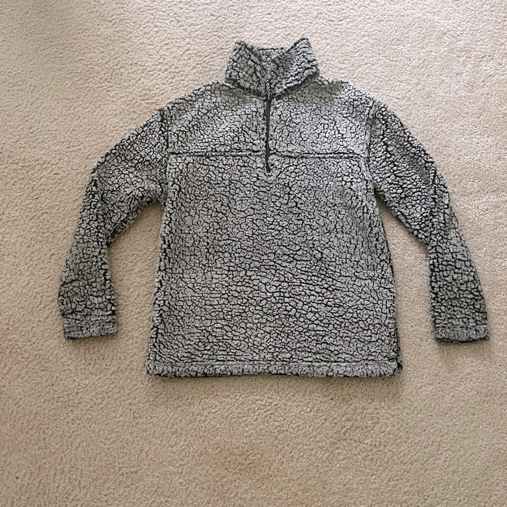 boxercraft sherpa quarter-zip pullover